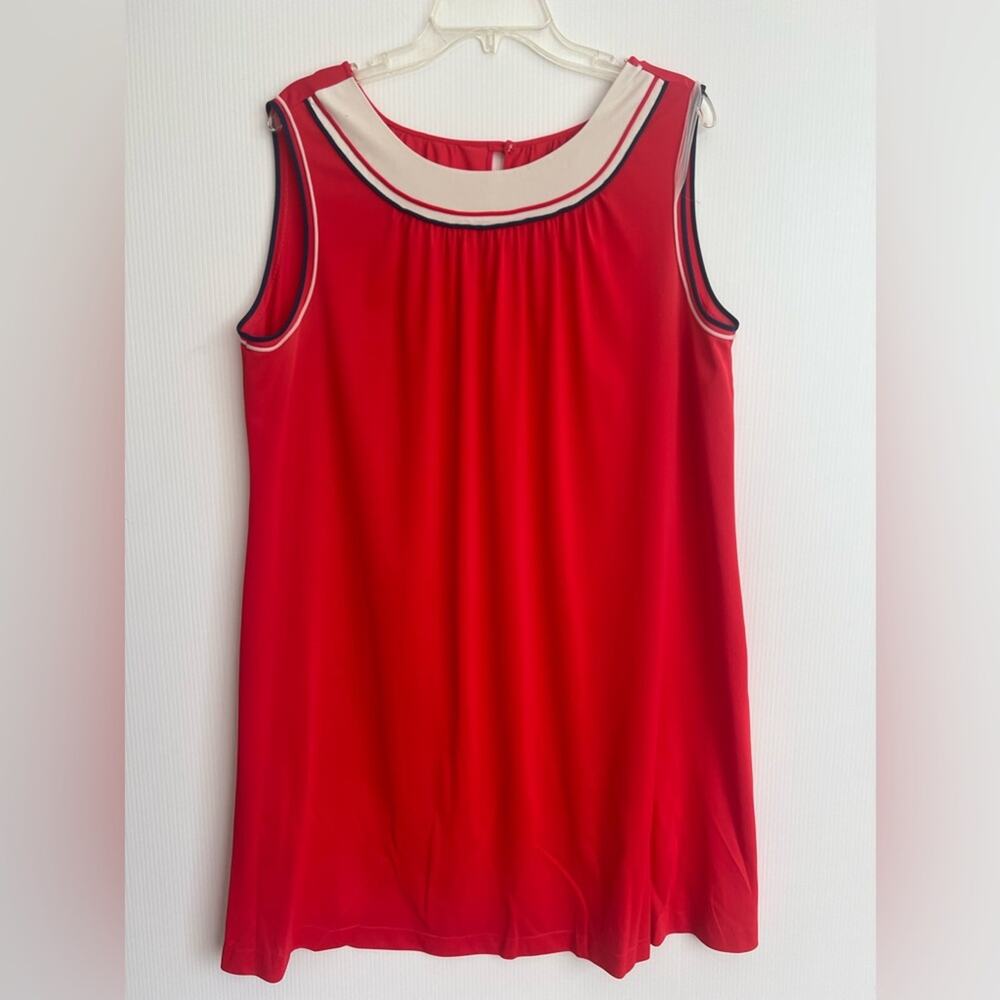 Vintage 1960s Lorraine Nylon Red Short Nightgown Large
